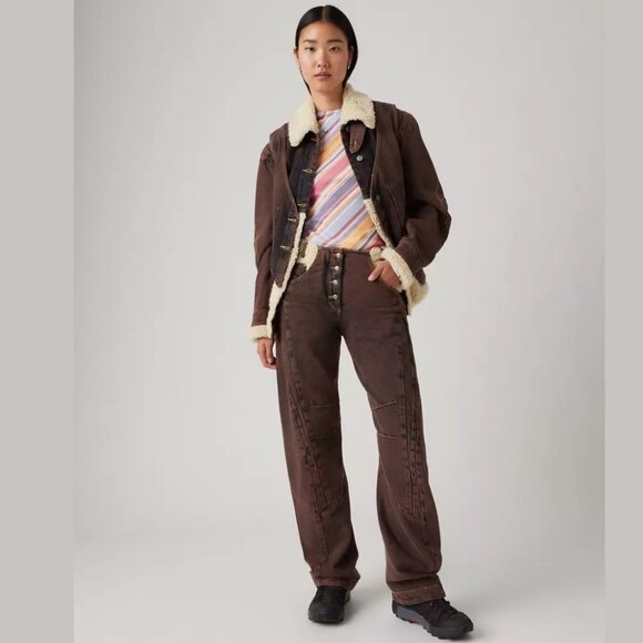 Levi's Denim - LEVI'S x KIKO KOSTADINOV Brown 'Paneled' Jeans